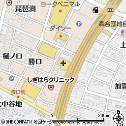 ダイユーエイト福島八島田店資材館園芸館周辺の地図