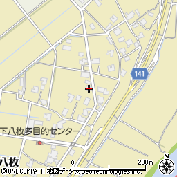 新潟県新潟市南区下八枚317周辺の地図