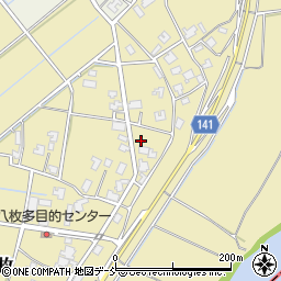 新潟県新潟市南区下八枚1256周辺の地図