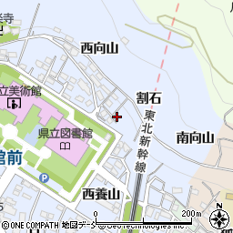 割石アパート周辺の地図