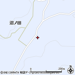 福島県伊達市保原町富沢山岸周辺の地図