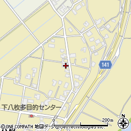 新潟県新潟市南区下八枚2487周辺の地図