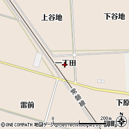 福島県相馬市坪田一丁田周辺の地図