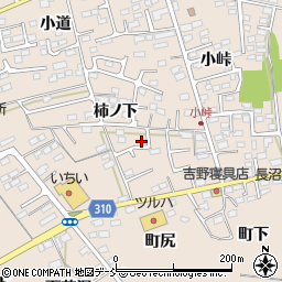 福島県福島市町庭坂柿ノ下周辺の地図