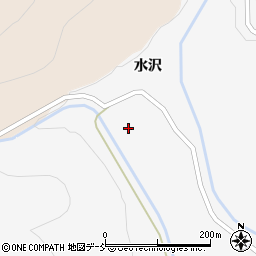 福島県福島市在庭坂長峰周辺の地図