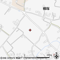 福島県福島市在庭坂瀬戸林周辺の地図