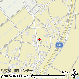 新潟県新潟市南区下八枚1276周辺の地図