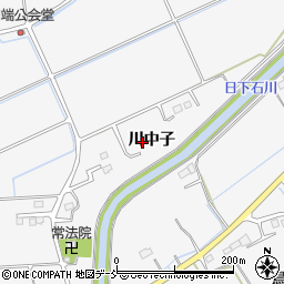 福島県相馬市日下石川中子周辺の地図