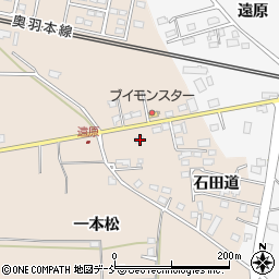 福島県福島市町庭坂遠原一周辺の地図