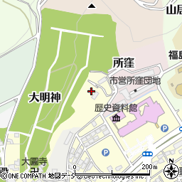 福島県福島市清水山1周辺の地図