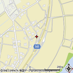 新潟県新潟市南区下八枚1217周辺の地図