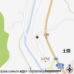 福島県伊達市霊山町山戸田土関35周辺の地図