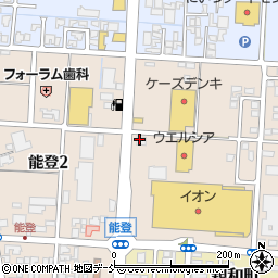 カーブス　新潟白根周辺の地図