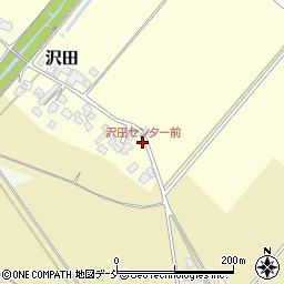 沢田センター前周辺の地図