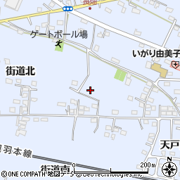 福島県福島市笹木野街道北周辺の地図