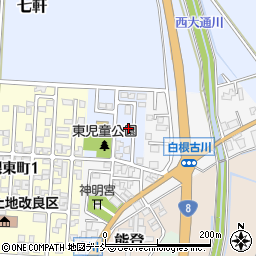 新潟県新潟市南区七軒423周辺の地図