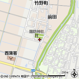 新潟県新潟市西蒲区前田39周辺の地図
