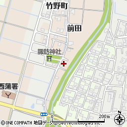 新潟県新潟市西蒲区前田77周辺の地図