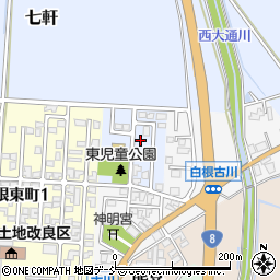 新潟県新潟市南区七軒422-5周辺の地図
