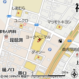 株式会社バンダレコード　福島西道路店周辺の地図