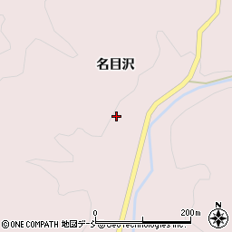福島県伊達市霊山町石田名目沢27周辺の地図