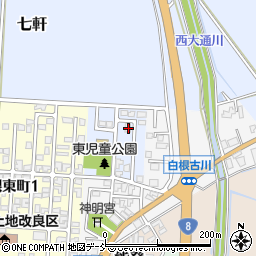 新潟県新潟市南区七軒420周辺の地図