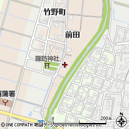 新潟県新潟市西蒲区前田77-2周辺の地図