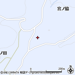 福島県伊達市保原町富沢大倉周辺の地図