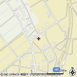 新潟県新潟市南区下八枚1334-1周辺の地図