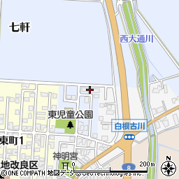 新潟県新潟市南区七軒420-6周辺の地図
