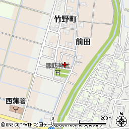 新潟県新潟市西蒲区前田79周辺の地図