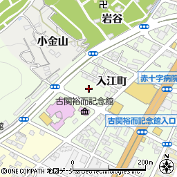 福島県福島市入江町3周辺の地図