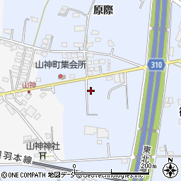 庭坂福島線周辺の地図