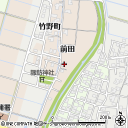 新潟県新潟市西蒲区前田69周辺の地図