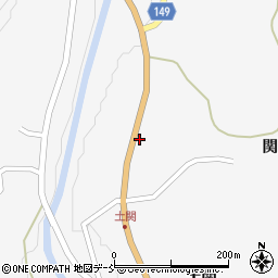 福島県伊達市霊山町山戸田上落合周辺の地図