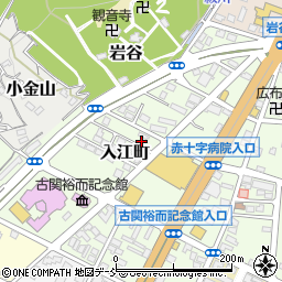 福島県福島市入江町5-20周辺の地図