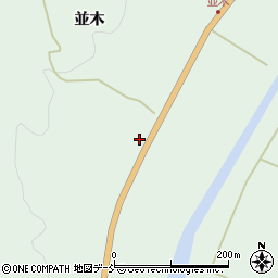 福島県相馬市山上並木212周辺の地図