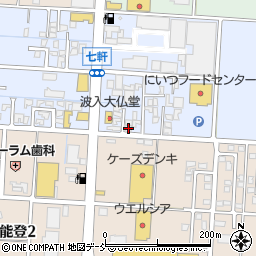 新潟県新潟市南区七軒165-3周辺の地図