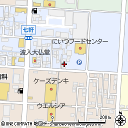 新潟県新潟市南区七軒173周辺の地図