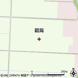 新潟県新潟市西蒲区鎧潟周辺の地図