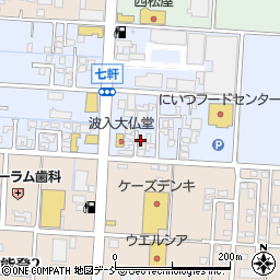 新潟県新潟市南区七軒165周辺の地図