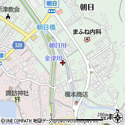 新潟県新潟市秋葉区朝日408-1周辺の地図