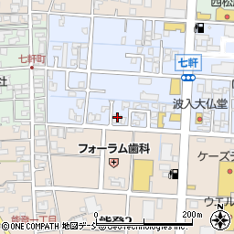 新潟県新潟市南区七軒135-9周辺の地図