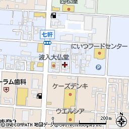 新潟県新潟市南区七軒165-7周辺の地図