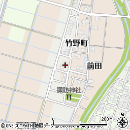 新潟県新潟市西蒲区前田21-6周辺の地図