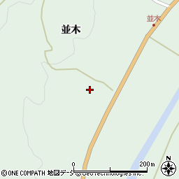福島県相馬市山上並木199周辺の地図