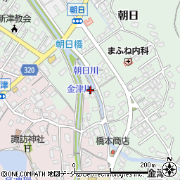 新潟県新潟市秋葉区朝日393周辺の地図
