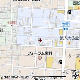 新潟県新潟市南区七軒135周辺の地図