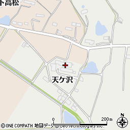 福島県相馬市立谷天ケ沢周辺の地図