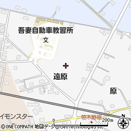 福島県福島市下野寺遠原周辺の地図